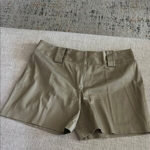 INC International Concepts Tan Bermuda Shorts Tailored Cotton-Blend